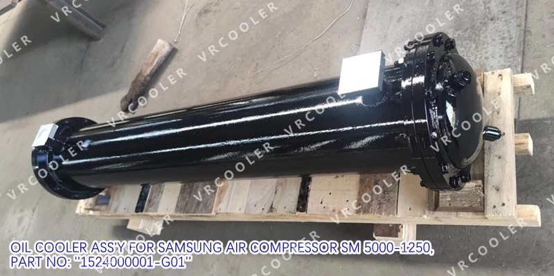 OIL COOLER ASSY FOR SAMSUNG AIR COMPRESSOR SM 5000-1250 PART NO 1524000001-G01 OIL COOLER ASSY FOR SAMSUNG AIR COMPRESSOR SM 5000-1250 PART NO 1524000001-G01