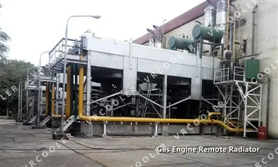 Diaľkový chladič plynového motora CAT