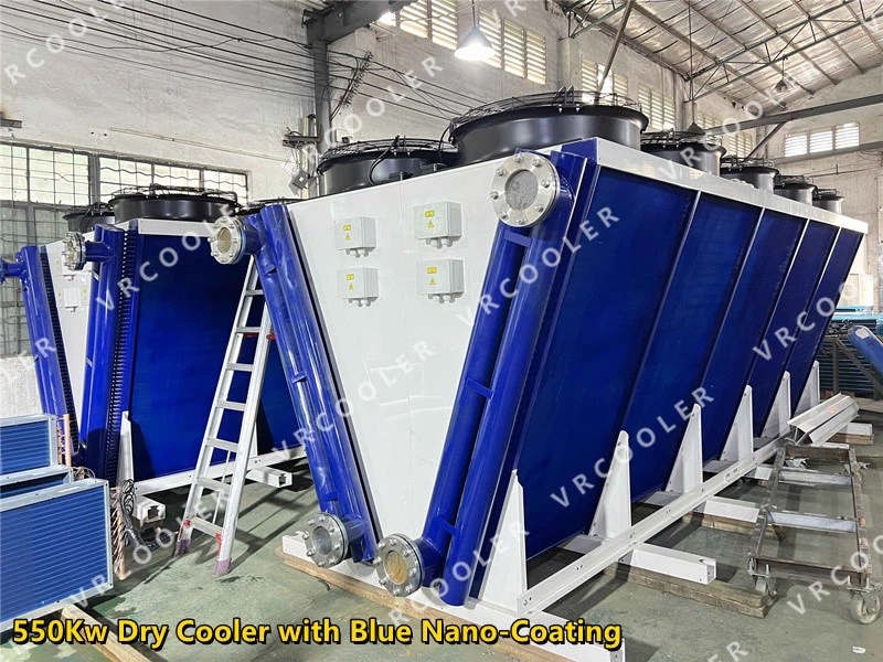 550Kw Dry Cooler with Blue Nano-Coating 550Kw Dry Cooler with Blue Nano-Coating